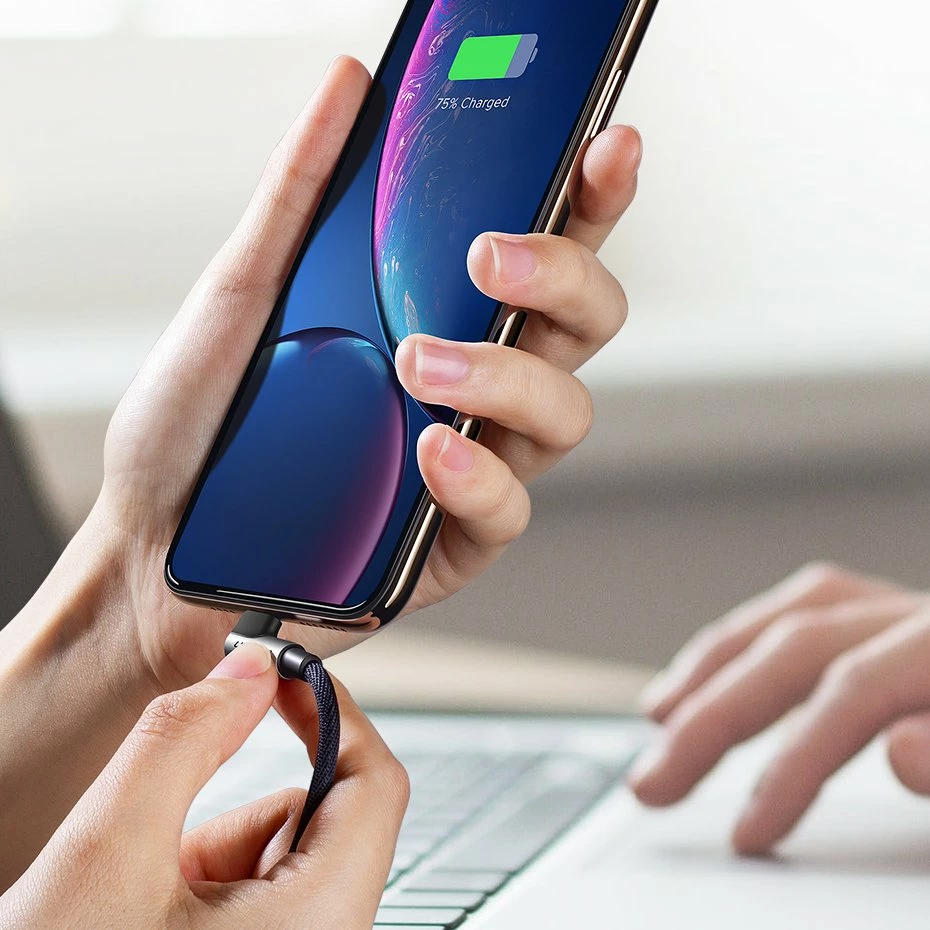 Kabllo Ugreen US299 60521 Lightning/USB-A, 1m, MFi, E zezë