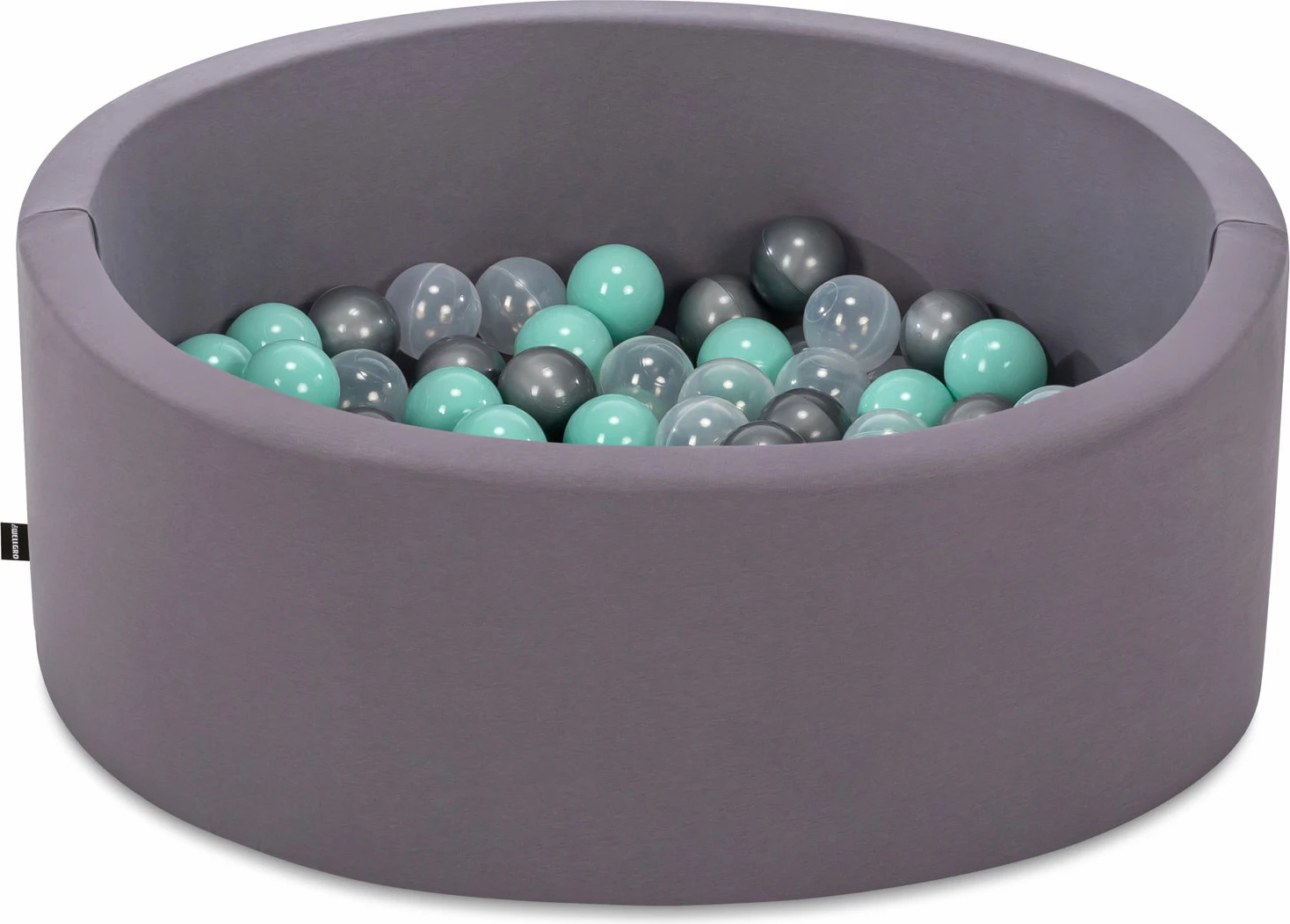 Pishinë me topa për fëmijë, Bubble Pops v3, ngjyrë gri
