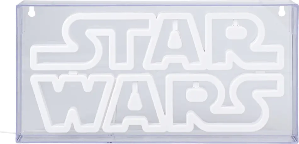 Llambë desktopi LED neon Paladone Star Wars Logo 30.5cm USB, e verdhë