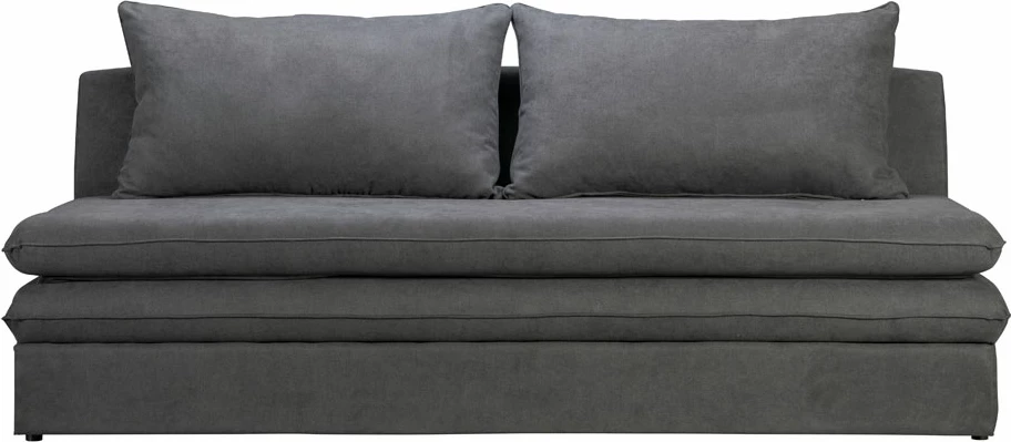 Krevati divan GIRASOLE, 3 vende, ngjyrë antracit ASTI 19, 200x87x90
