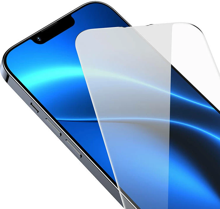Mbrojtës ekrani xham i temperuar, Baseus Crystal SGBL100202, 0.3 mm, për iPhone 14 Plus/13 Pro Max, paketë 2 copë