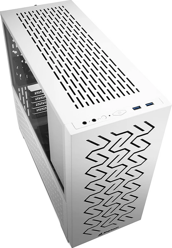 Kasë Sharkoon MS-Z1000, mATX/ITX, 1x xham, e bardhë