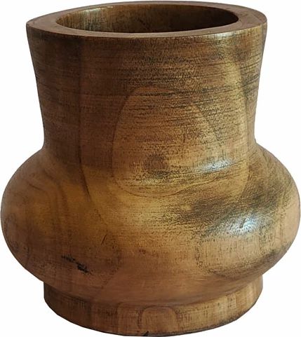 Vazo druri Cedar, ngjyrë kafe, 23x23x21cm