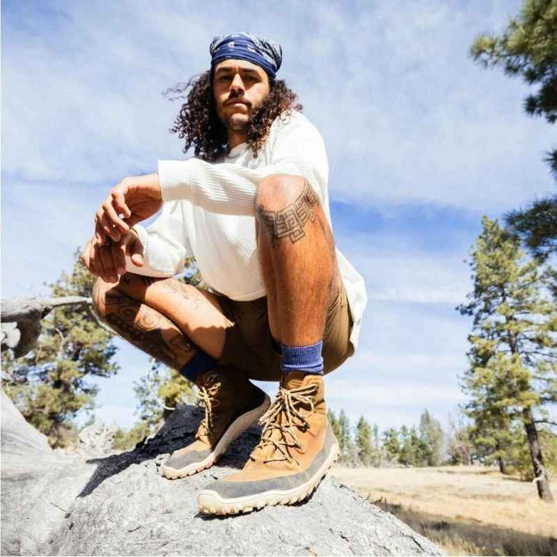 Atlete hiking Vivobarefoot Tracker Leather AT, kafe