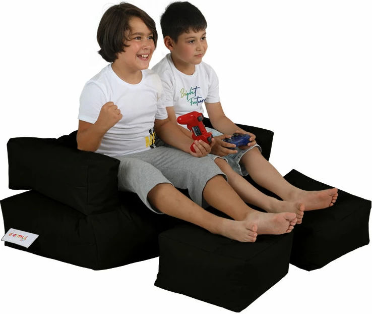 Qese ulëse për fëmijë, dy vende, ngjyrë e zezë, Atelier del Sofa