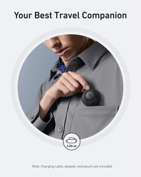 Karikues pa tel 3-në-1 Anker MagGo B25M8H11 Qi2 15W, me adaptor 40W + kabllo USB-C 1.5m, e zezë