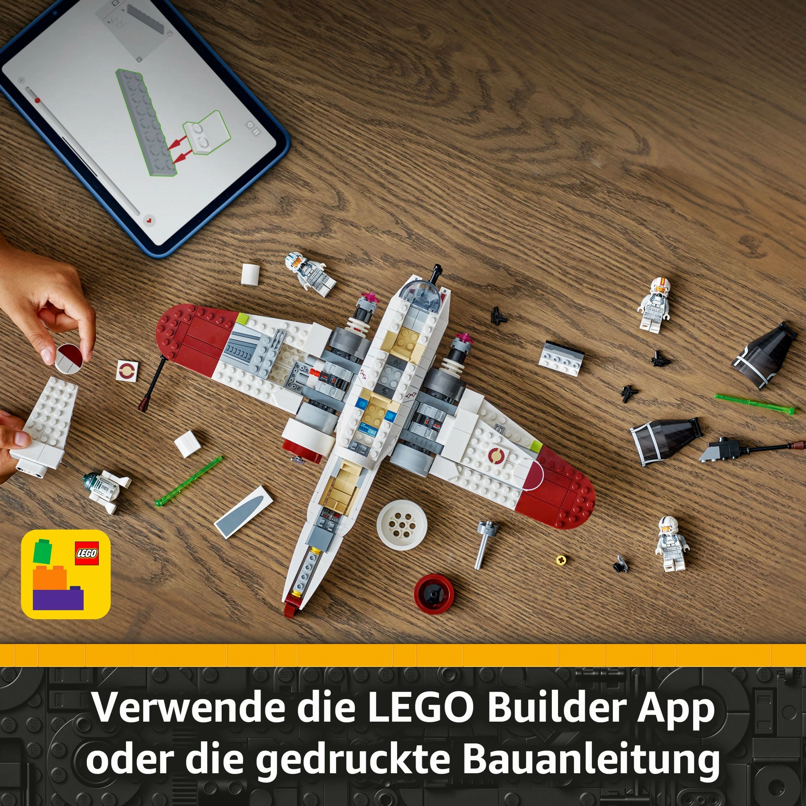 Set ndërtimi LEGO Star Wars ARC-170 Starfighter, shumëngjyrësh