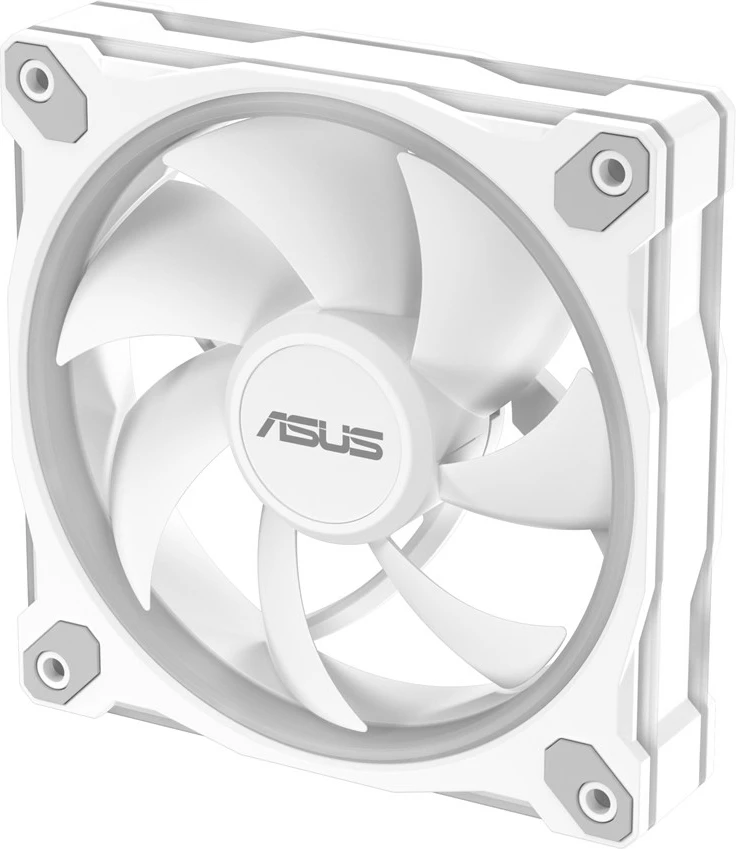 Set ventilatorë ASUS Prime MR120 Fan ARGB, 12 cm, për kasë, Bardhë, 3 copë