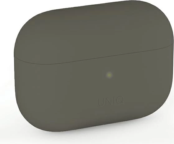 Mbështjellës UNIQ Lino për AirPods Pro, silikon, gri