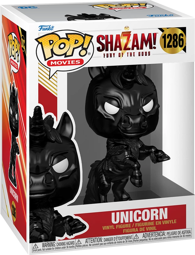 Figurinë vinili Funko POP! Movies Shazam! Unicorn #1286, e zezë