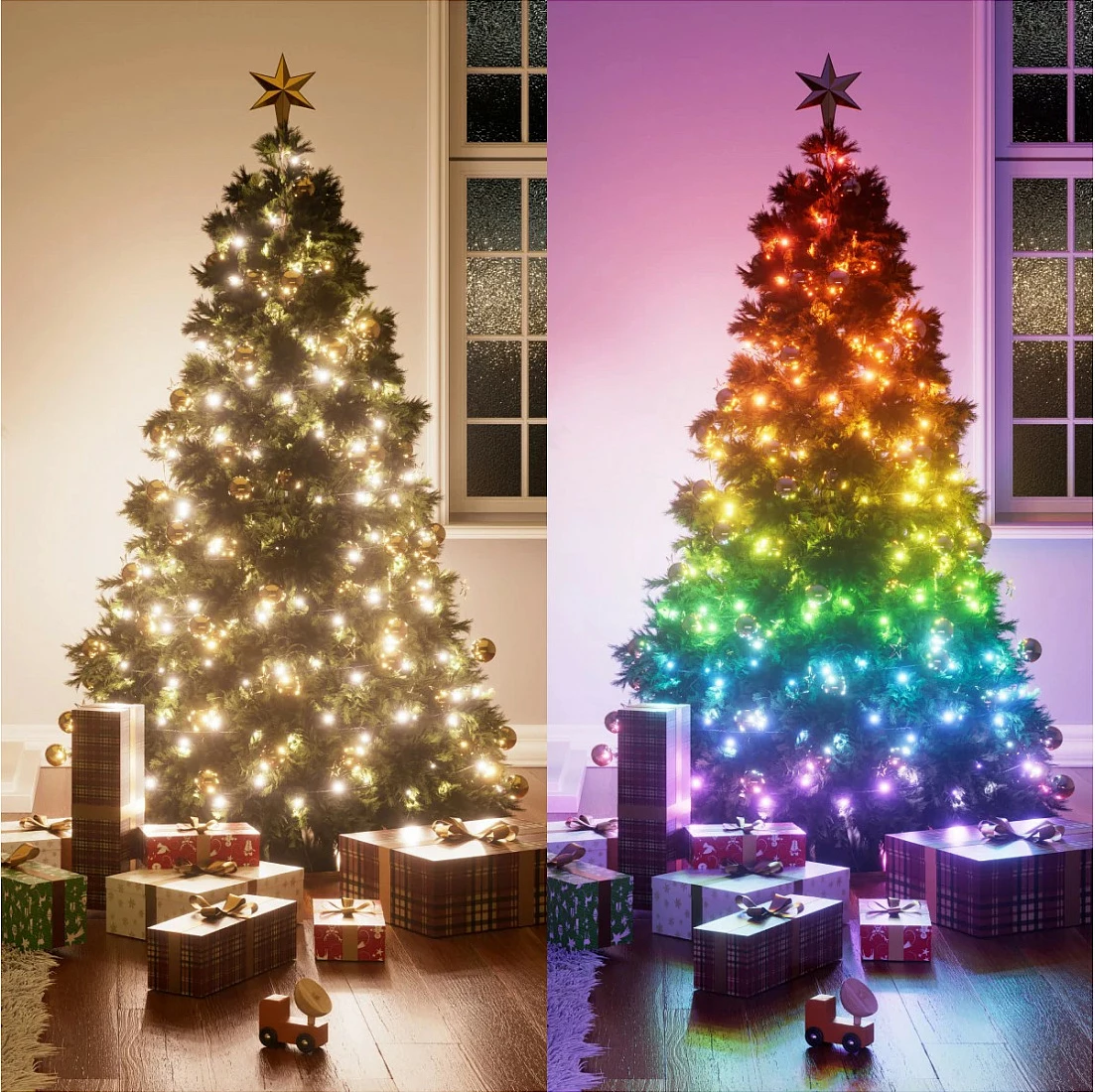 Lichterkete smart Nanoleaf Holiday, 250 LED, 20m, Wi‑Fi/Bluetooth, RGB