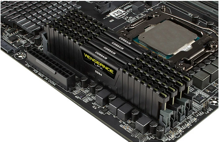 RAM Memorje Corsair Vengeance LPX 64GB (4x16GB) DDR4 3200MHz e zezë
