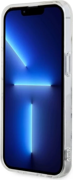 Mbështjellës Guess Marble MagSafe për iPhone 14 Plus 6.7", i bardhë
