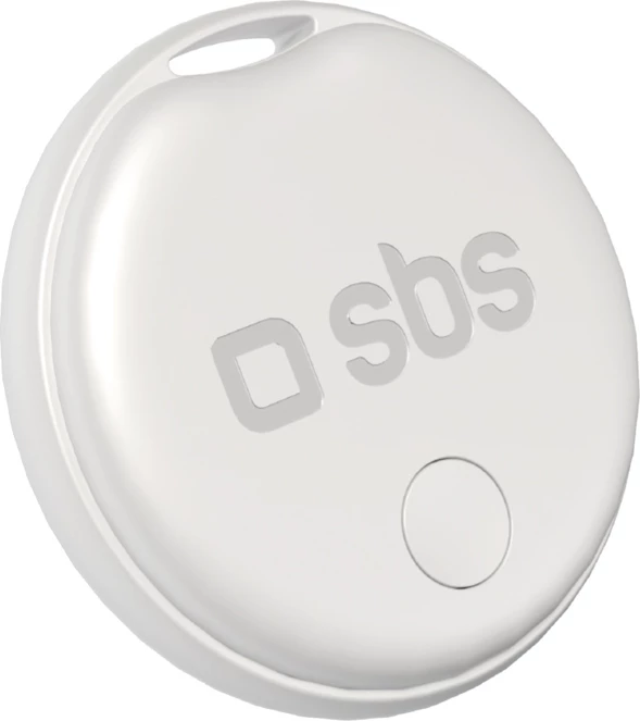 Gjurmues Bluetooth sendesh, SBS Track My Dual, kompatibil iOS/Android, rreze 20 m, alarm 60 dB, bateri CR2032, bardhë