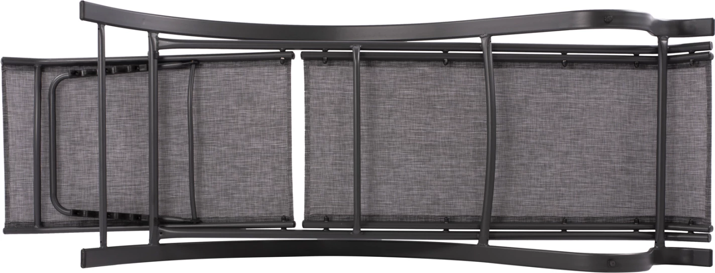 Shtrat dielli alumini gri me tekstilene gri FH5133.01 194x54-66x30 cm 5