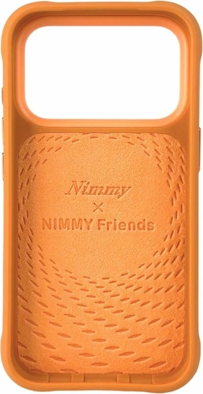 Kover iPhone Nimmy Glasses Cool Cat 17 Pro, portokalli