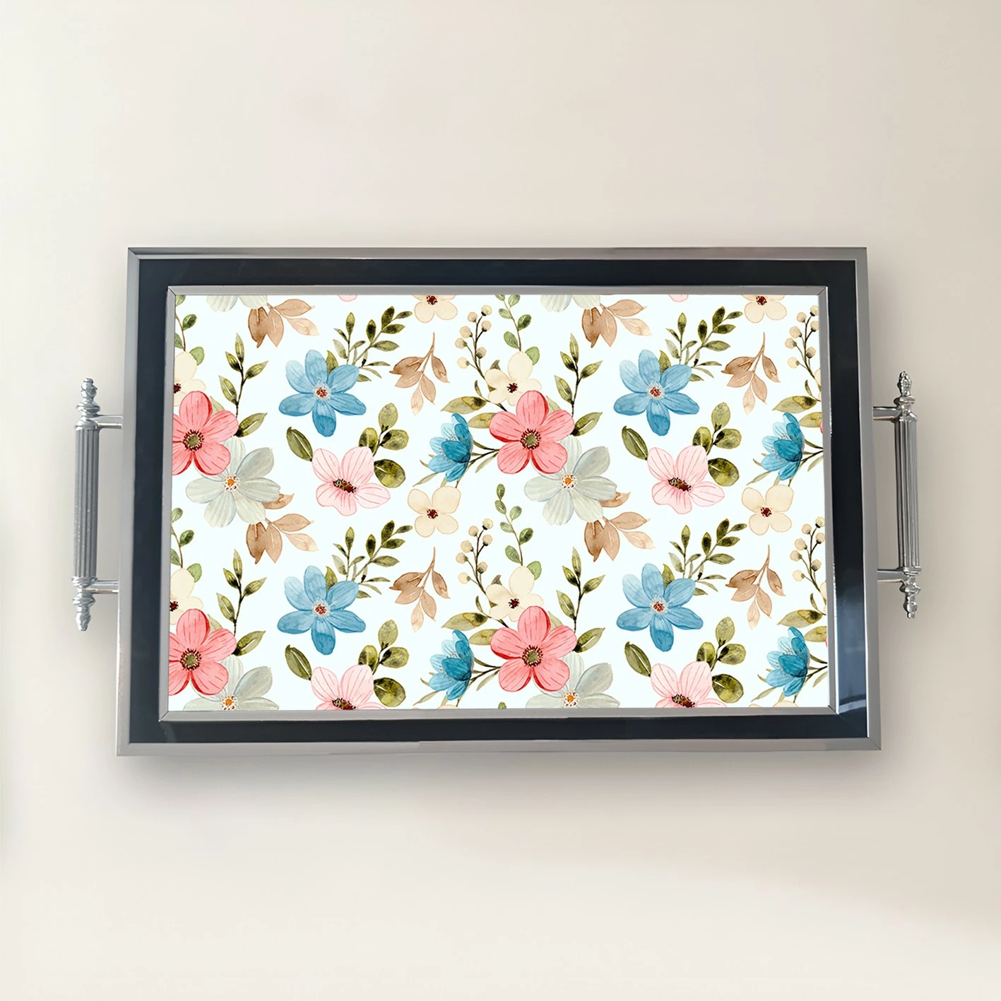 Tabaka xhami me lule shumëngjyrëshe, Aberto Design, TPG9790