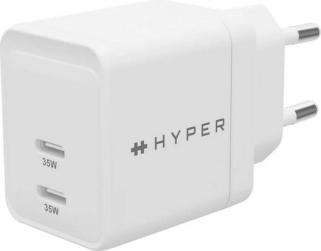 Karikues Targus HyperJuice 35W USB-C, 2 porta, i bardhë