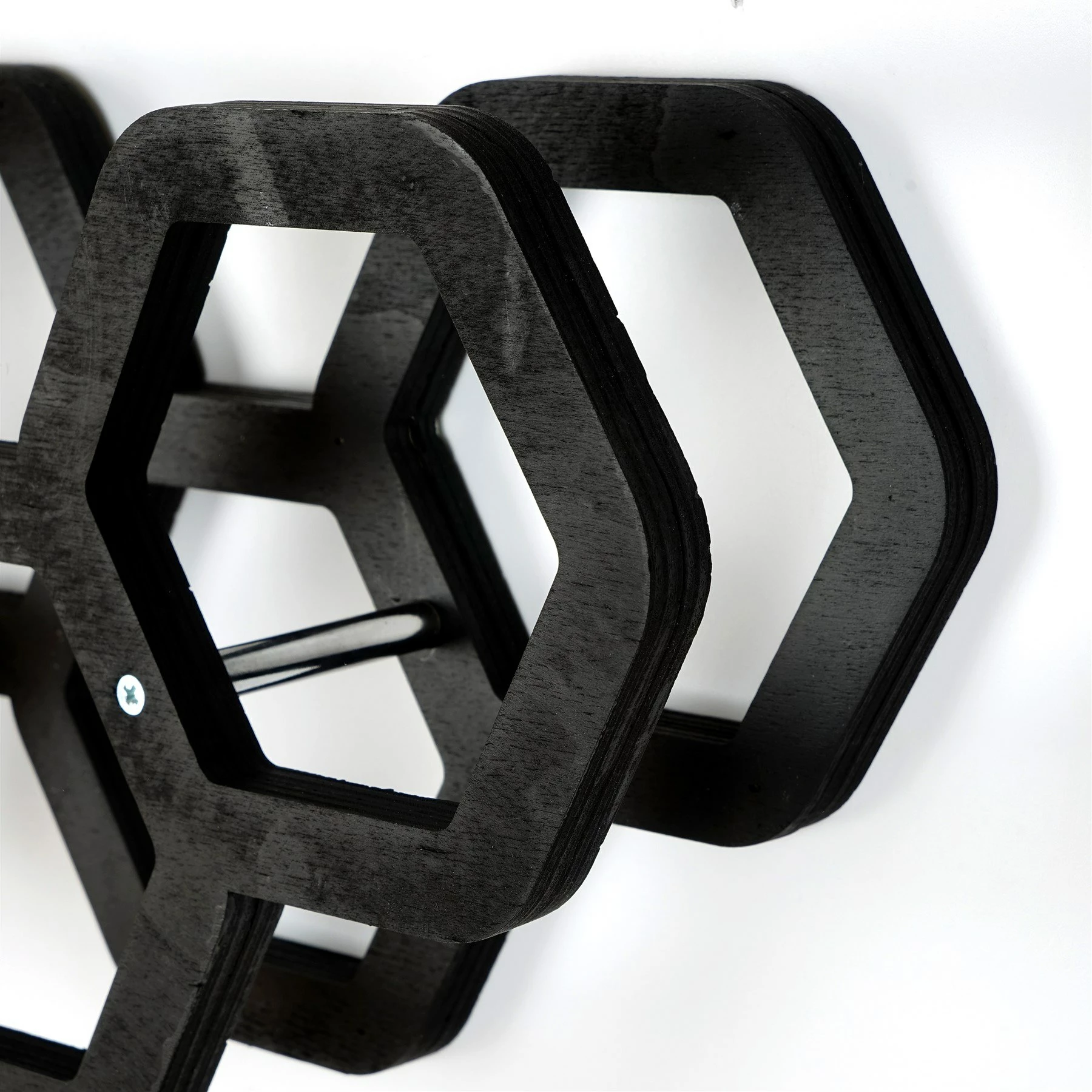 Mbajtës letre tualeti Hanah Home, Wc019, ngjyrë e zezë