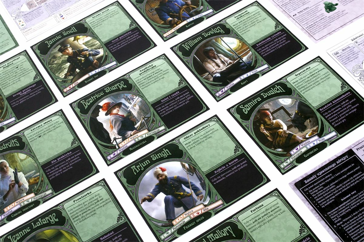 Lojë tavoline Rebel Odmęty Grozy (Abyss of Horrors), 3-6 lojtarë, 240 min, 14+, version polonisht