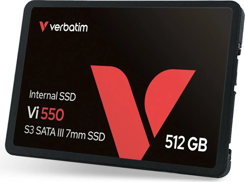SSD i brendshëm, Verbatim, Vi550 S3 49352, 512GB, 2.5" SATA III 6 Gb/s, 7mm, e zezë