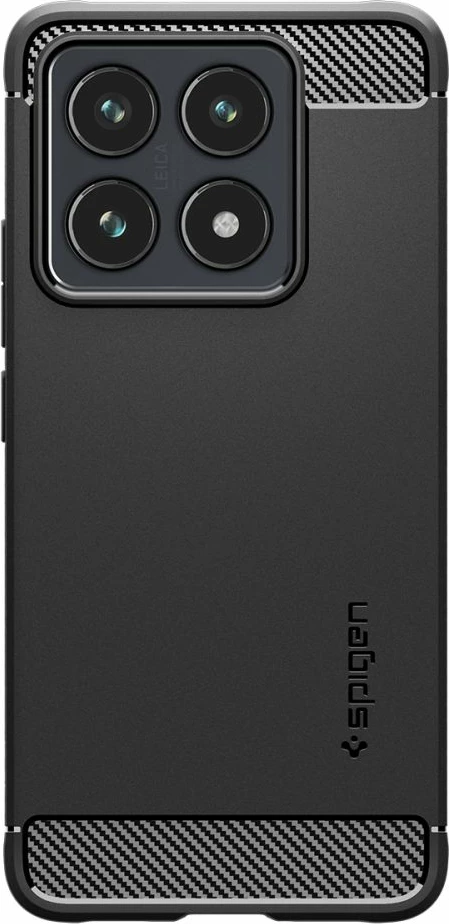 Mbështjellës Spigen Rugged Armor për Xiaomi 14T Pro, Matte Black