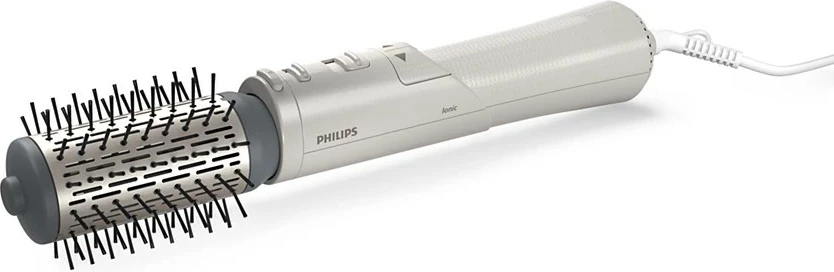 Tharëse dhe kaçurreluese rrotulluese flokësh Philips BHA710/00 1000 W, set me 2 shtojca, gri/bardhë