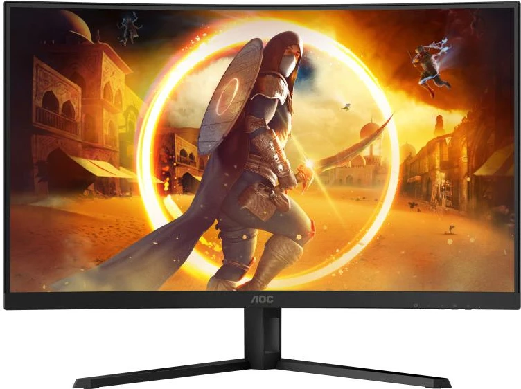 Monitor gaming, AOC, CQ32G4VE, 31.5" QHD 2560x1440 180Hz, VA i lakuar 1500R 1ms GtG HDR10, zi/gri