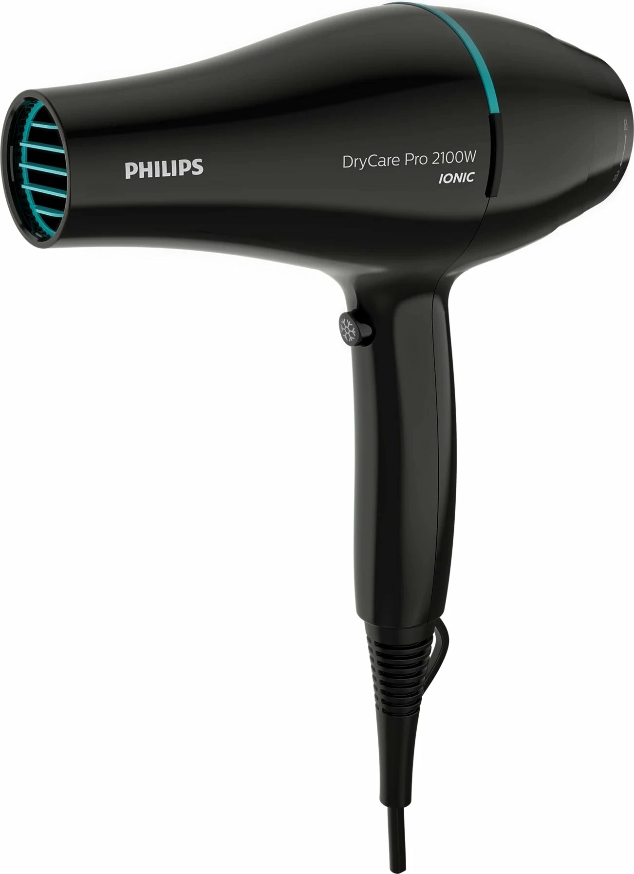 Tharëse flokësh Philips DryCare Pro BHD272/00 2100W, jonizim, ThermoProtect, e zezë, me koncentrator