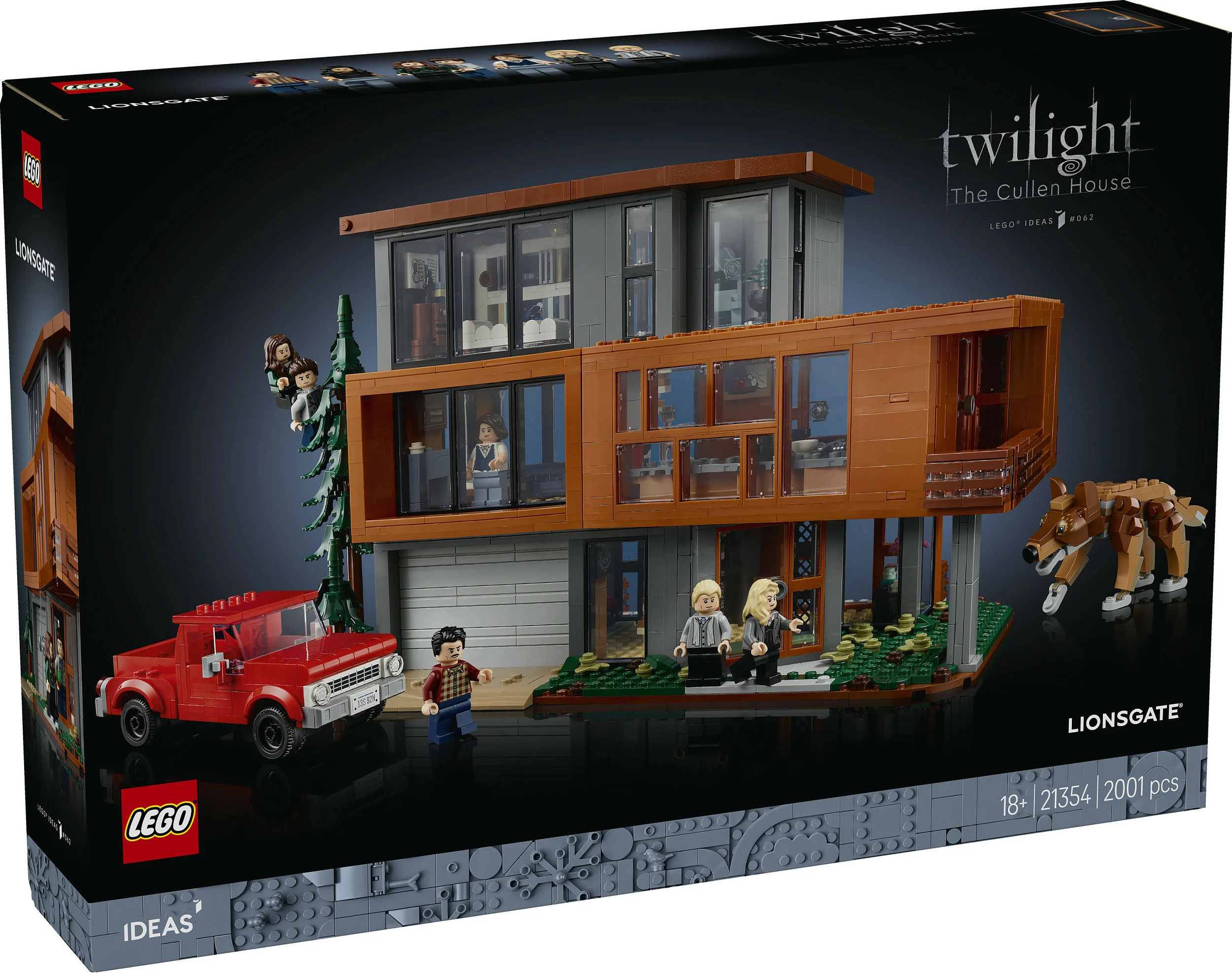 Set ndërtimi LEGO Ideas Twilight The Cullen House 21354, 2001 pjesë, 18+, shumëngjyrësh