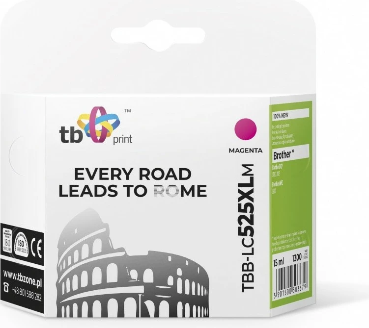 Toner TB Print TBB-LC525XLM, për Brother, Magenta