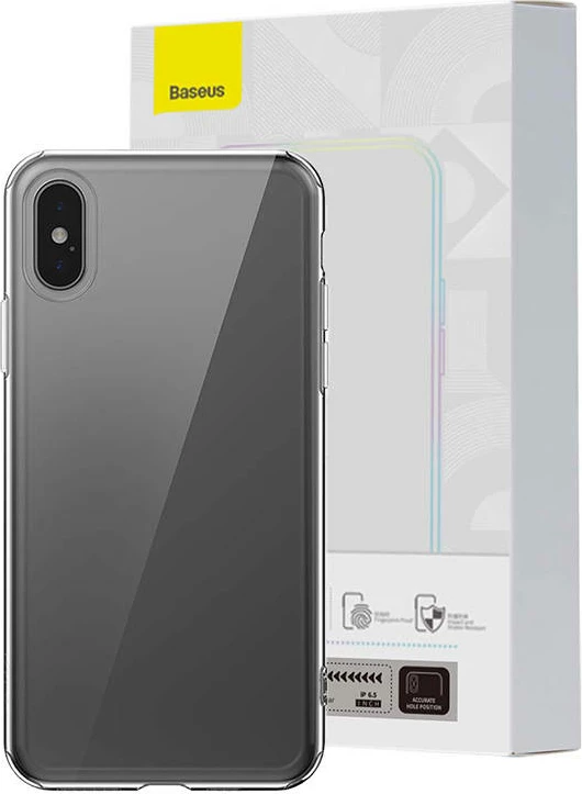 Mbështjellës Baseus Simple për iPhone XS Max, transparent