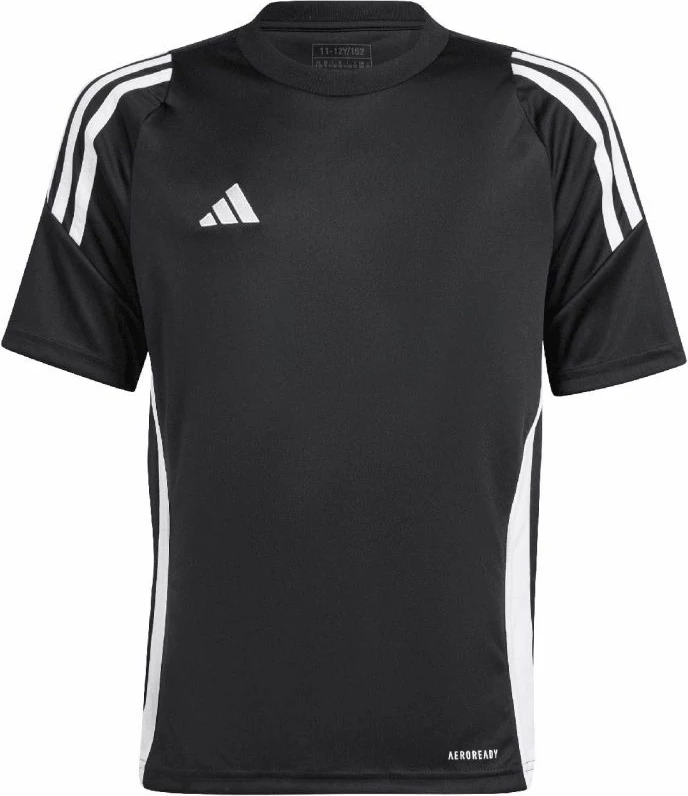 Fanellë futbolli për fëmijë adidas Tiro 24, e bardhë me të zeza [Madhësia: 152 cm]