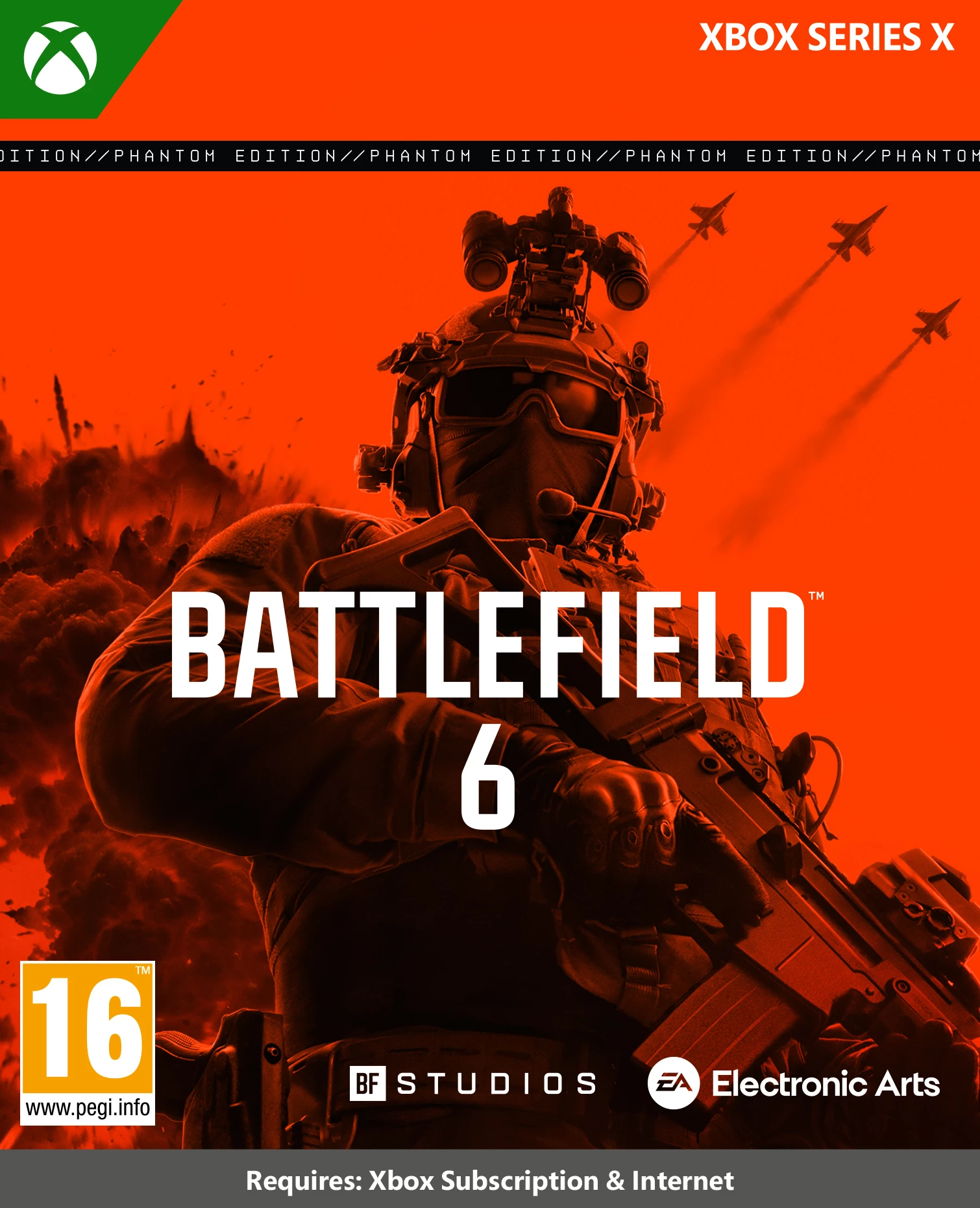 Video-lojë, Electronic Arts Battlefield 6 Phantom Edition, Xbox Series X, PEGI 16