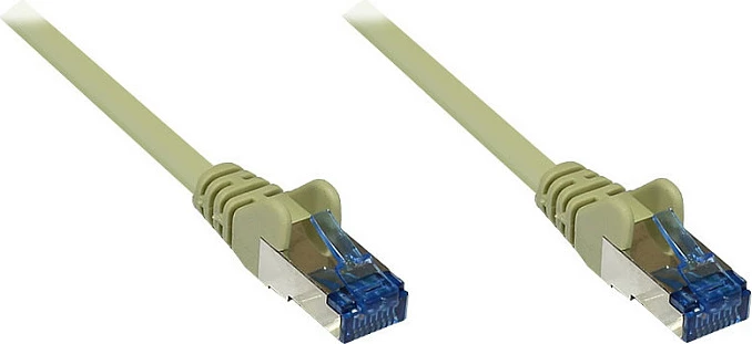 Kabllo rrjeti GoodConnections Alcasa 8060-H010, Cat6a, 1 m, S/FTP, RJ-45, 500 MHz, Gri