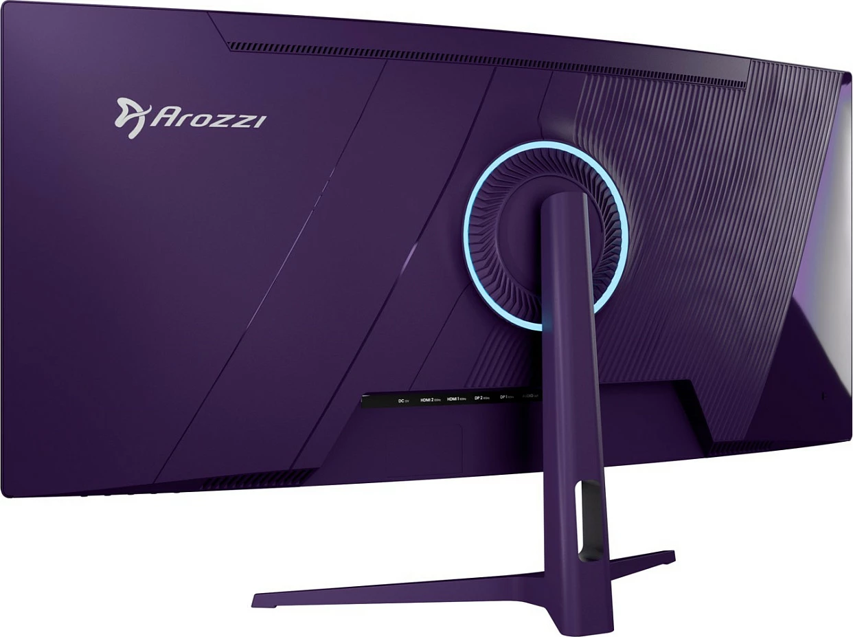 Monitor Arozzi TFT Nova 34", UWQHD 3440x1440, 165Hz, i lakuar, VA, lila