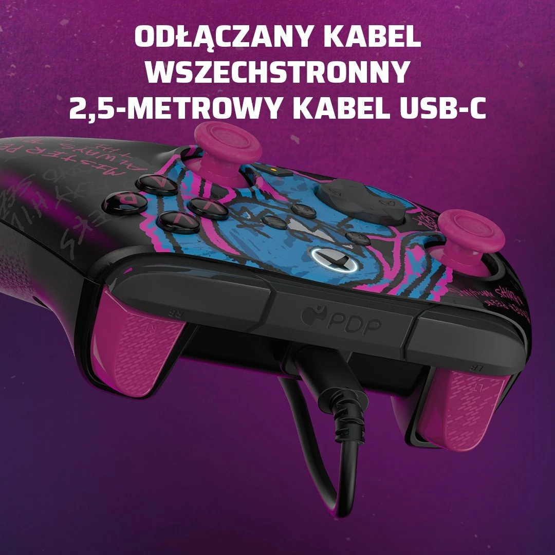 Kontroller gaming PDP Rematch Call of Duty Mister Peeks (049-023-CDMP), me kabllo, për Xbox One/Xbox Series/PC, shumëngjyrësh