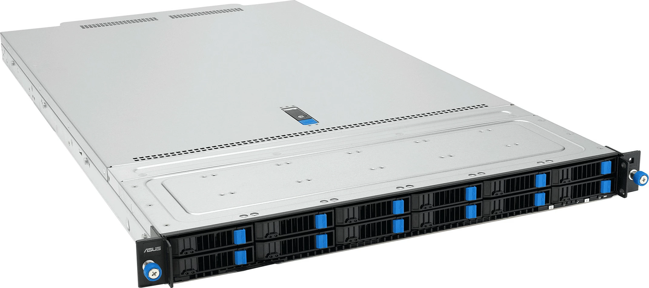 Server ASUS RS700A-E13-RS12U, Rack 1U, 12x 2.5" NVMe, 2000W, Black/Silver