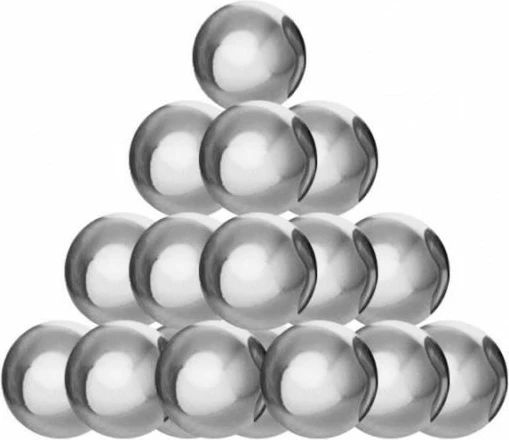 Toptha çeliku për shkrepsa Yakimasport, argjendi