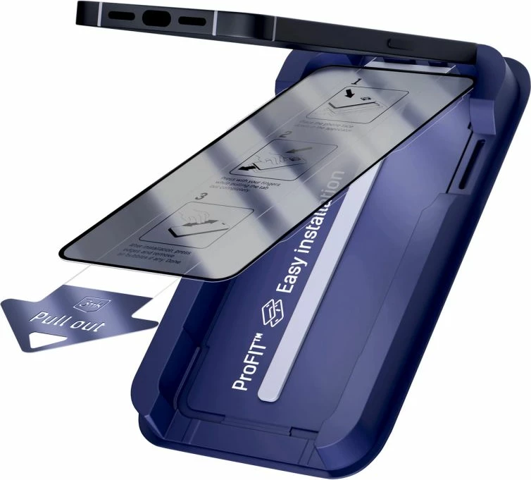 Mbrojtës ekrani privacy 3mk HardGlass Max për iPhone 15/16