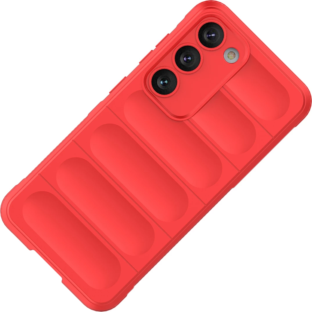 Mbështjellës Hurtel Magic Shield Case për Samsung Galaxy S23+, i kuq