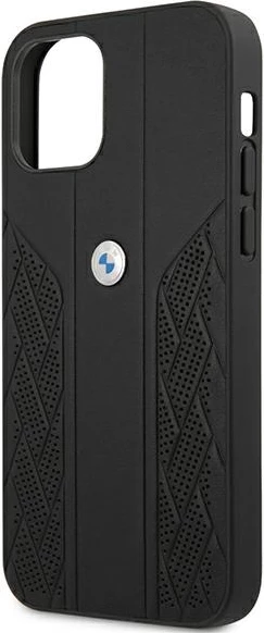 Mbështjellës BMW Curve Perforate për iPhone 12 mini, 5.4", i zi