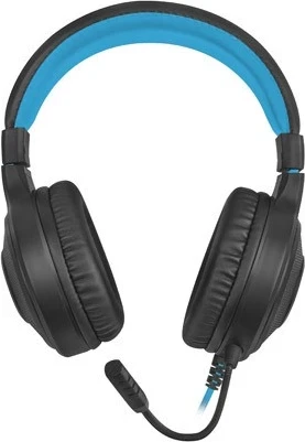 Kufje për lojëra Fury Warhawk, me kabëll, ngjyrë zi-kaltër