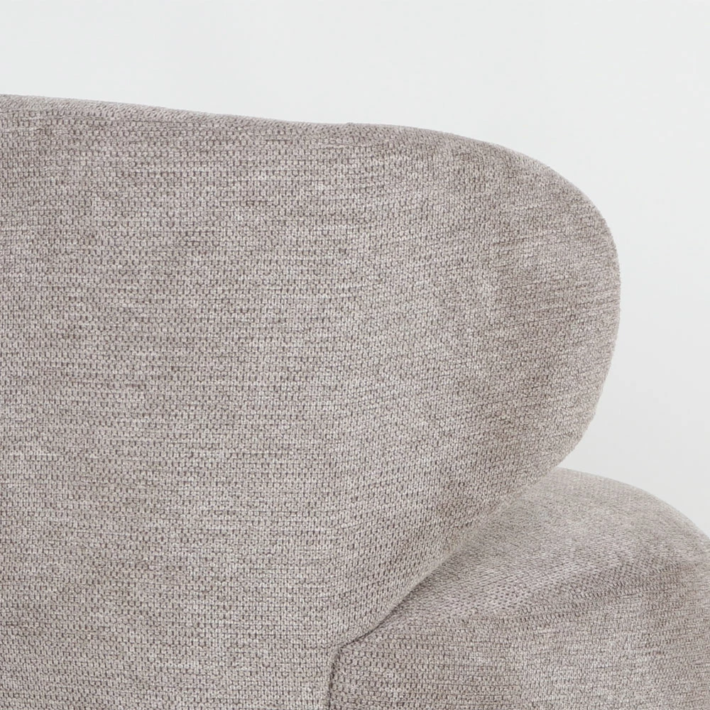 Karrige GEO me rrotullim, ngjyrë gri-latte, 74x76x75cm