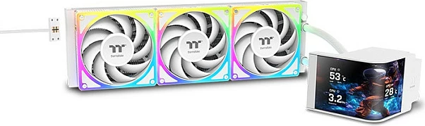 Ftohës CPU me lëng Thermaltake MAGCurve 360 Ultra Snow, AIO 360mm, 3x120mm ARGB, i bardhë