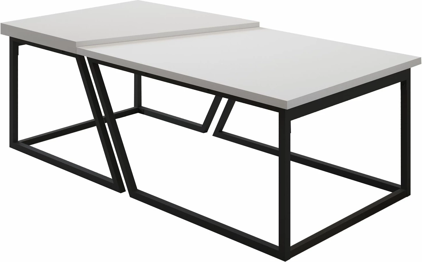 Set tavolinash kafeje Skye Decor, Verona P0024623, e bardhë