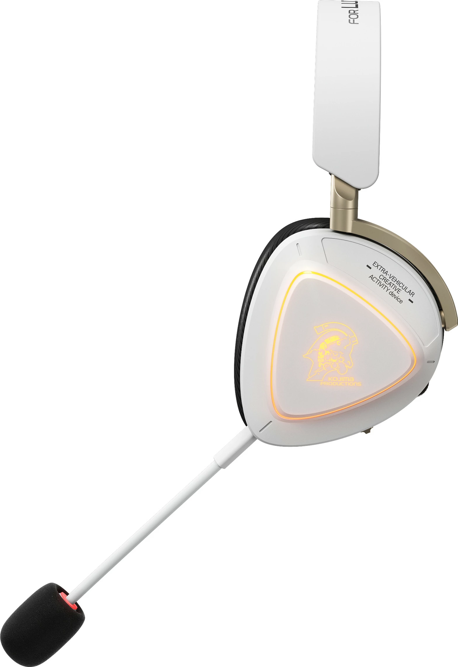 Kufje gaming ASUS ROG Delta II-KJP, wired & wireless, Bluetooth/2.4GHz, RGB, 3.5mm, bardhë/zi