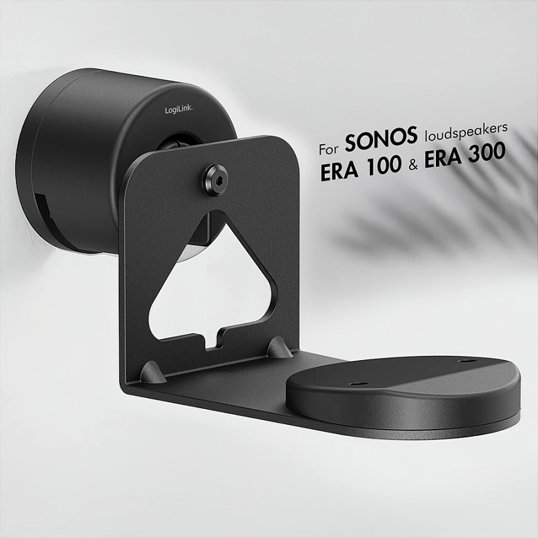 Mbajtëse muri për altoparlant LogiLink për Sonos Era 100/300, 1 copë, e zezë