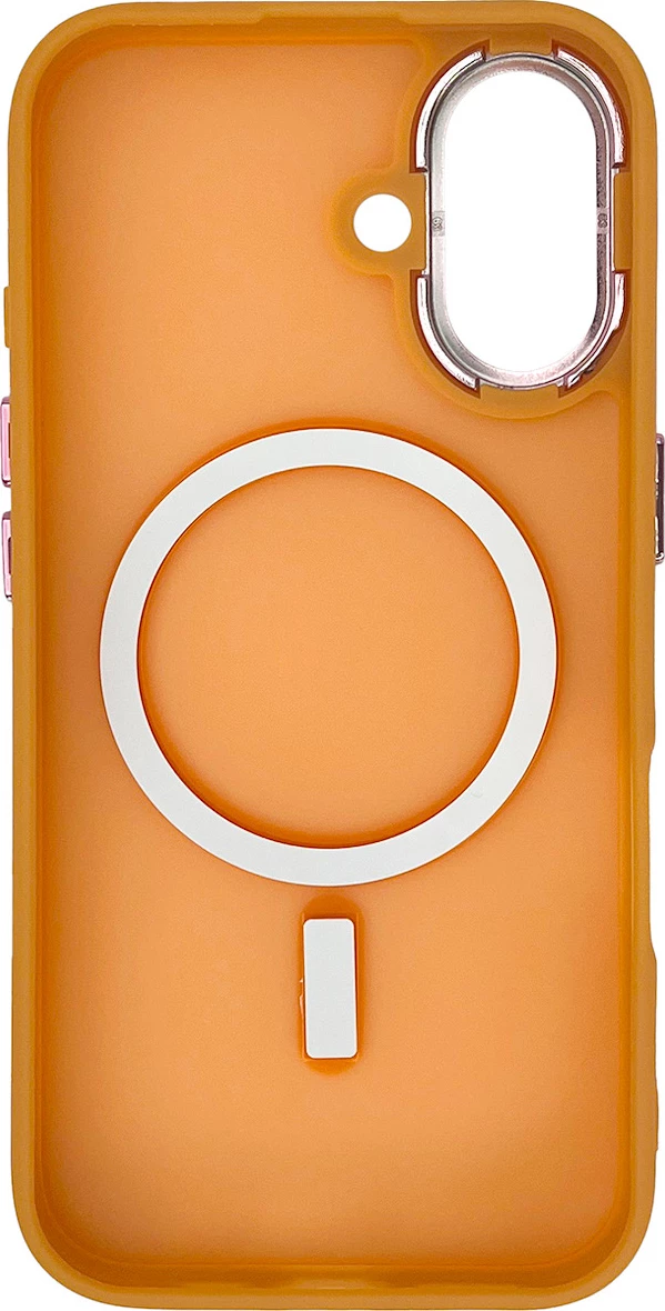 Mbështjellës Hurtel Fashion Case MagSafe për iPhone 16, Portokalli