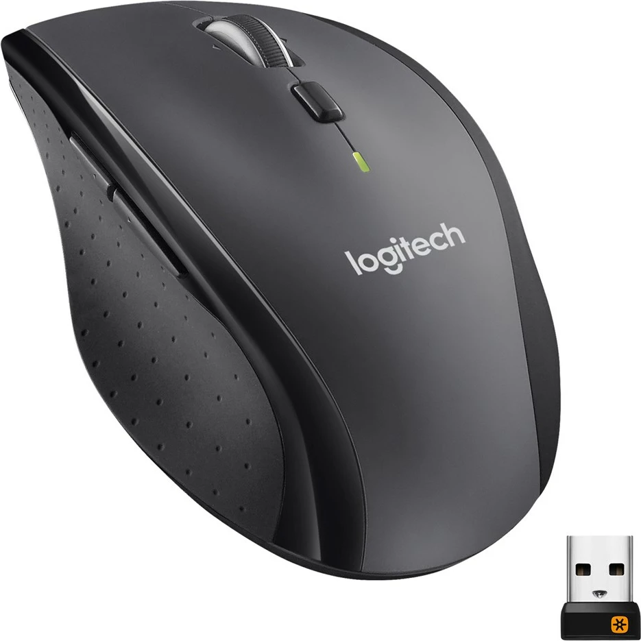 Maus Logitech Marathon M705, pa tela, nano receiver, charcoal